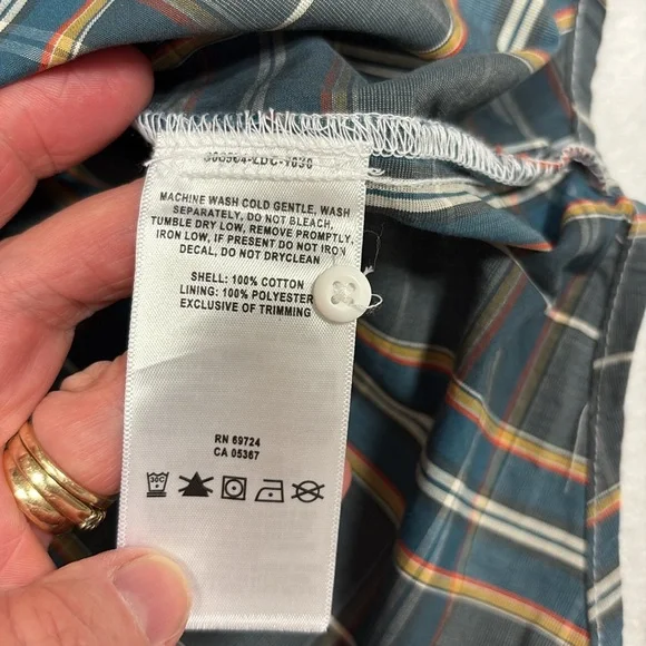 Columbia PFG Omni shade Men's Casual Plaid button down long sleeve medium - Picture 8 of 8